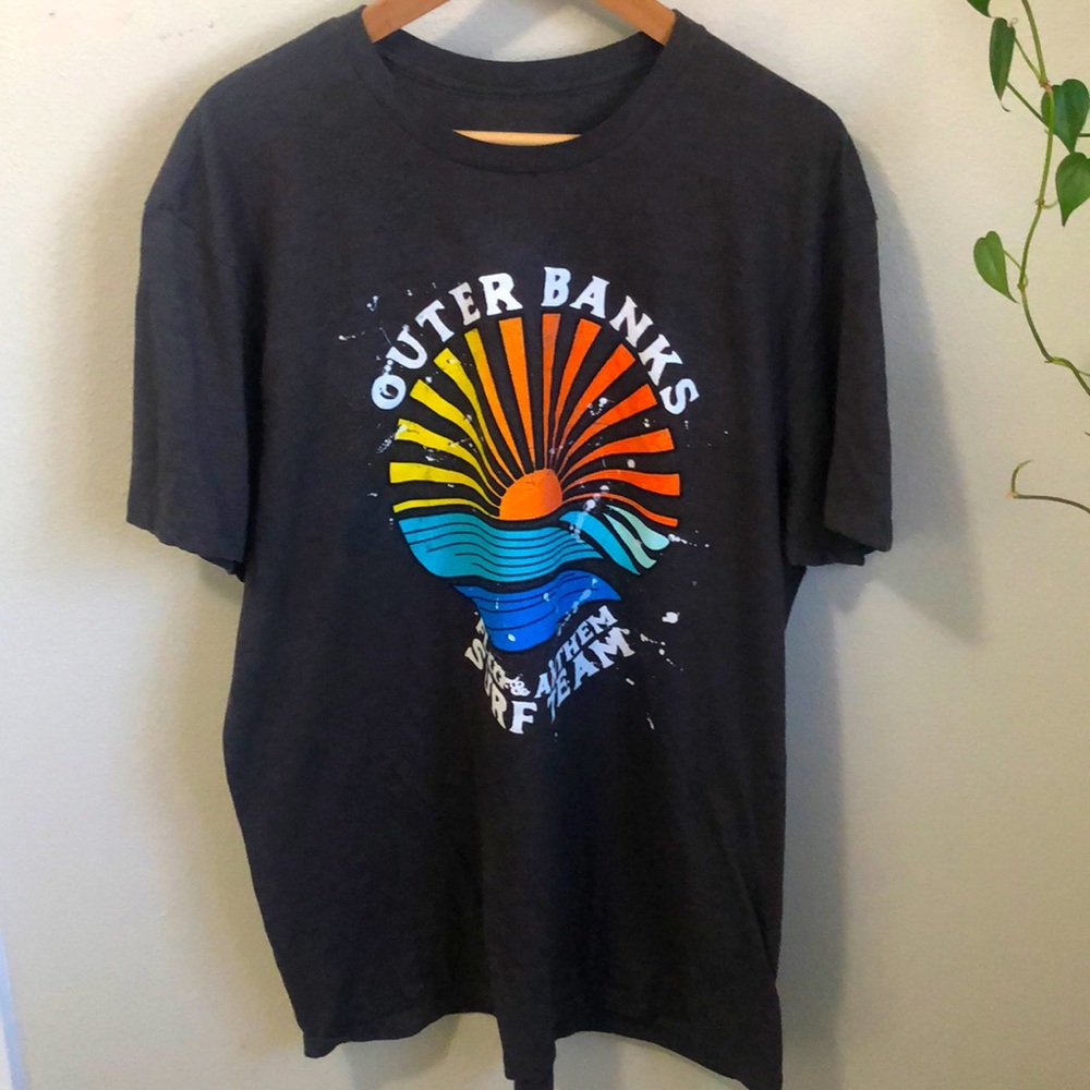 Flag Anthem - Outer banks tshirt